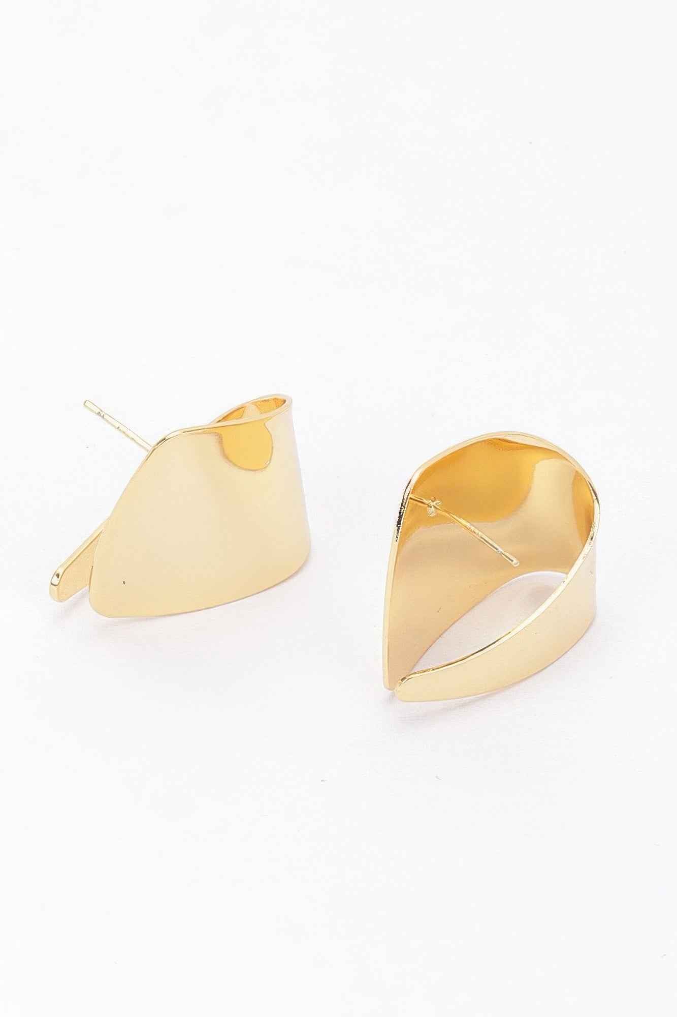 Gold Plated Metal Earring
