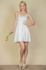 Tiered Cami Swing Dress