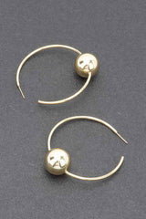 Gold Plated Metal Earring