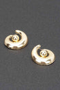 Gold Plated Metal Earring