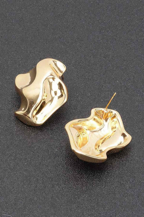Gold Plated Metal Earring