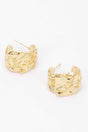 Gold Plated Metal Earring