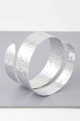 Hammered Wrap Around Cuff Bracelet
