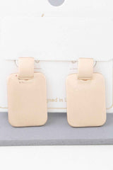 Modern Flat Cubic Earrings