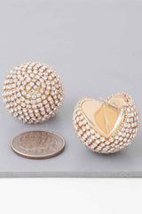 Bejeweled Rhinestone Disco Earrings