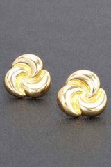 Metal Gold Dip Earring