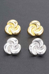 Metal Gold Dip Earring