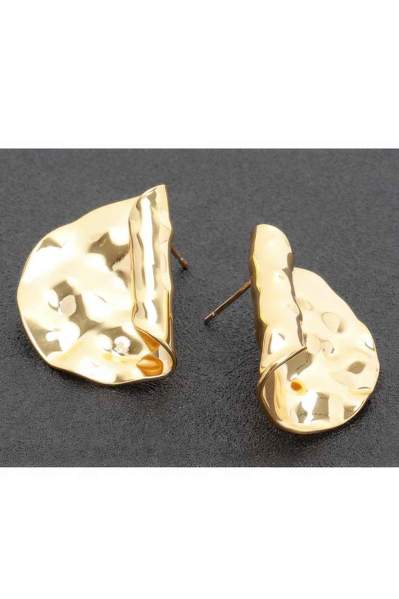Metal Gold Dip Earring