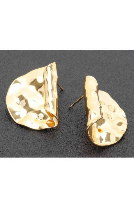 Metal Gold Dip Earring