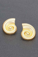 Metal Gold Dip Earring