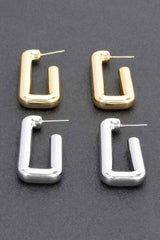 Metal Gold Dip Earring