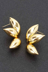 Metal Gold Dip Earring