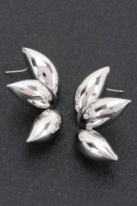 Metal Gold Dip Earring