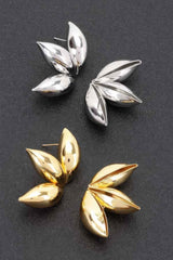 Metal Gold Dip Earring