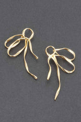 Metal Gold Dip Earring