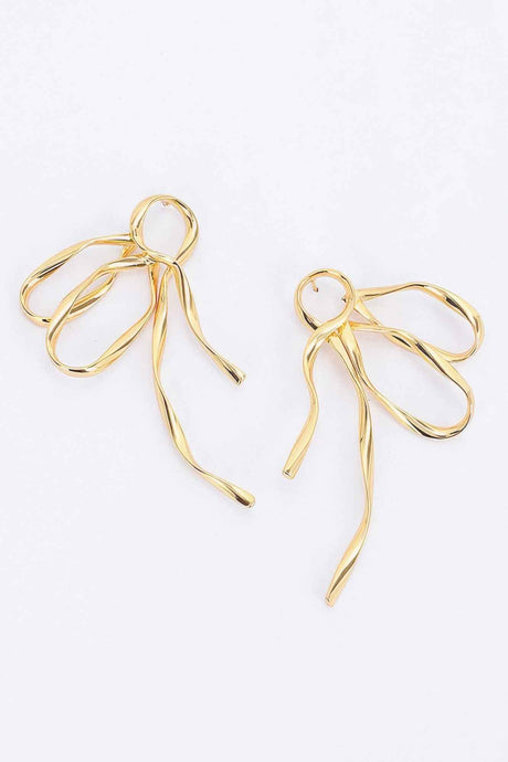 Metal Gold Dip Earring