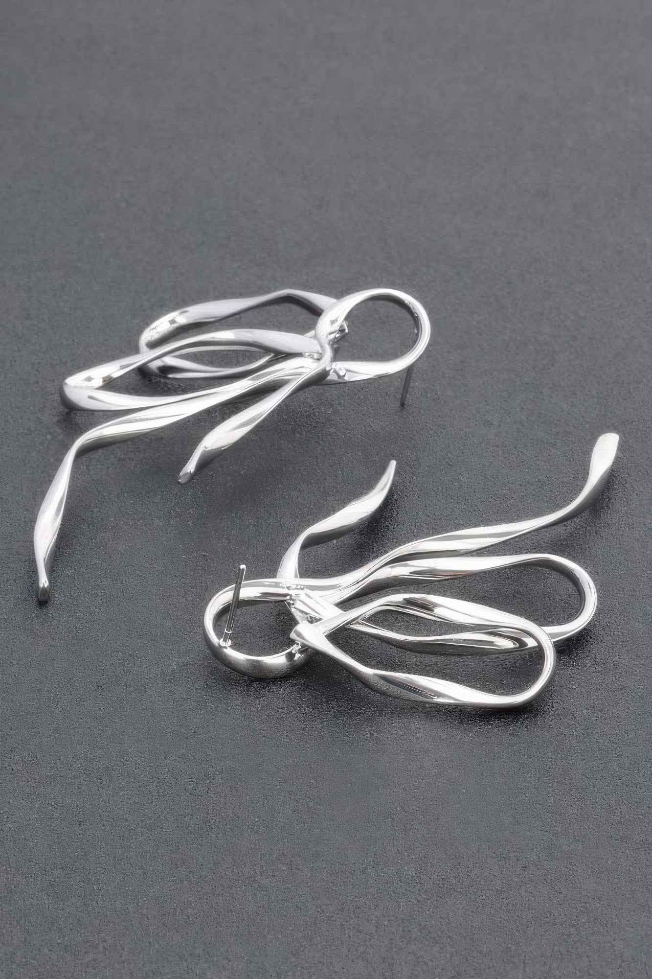 Metal Gold Dip Earring