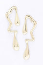 Metal Gold Dip Earring