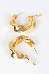 Metal Gold Plated Earring