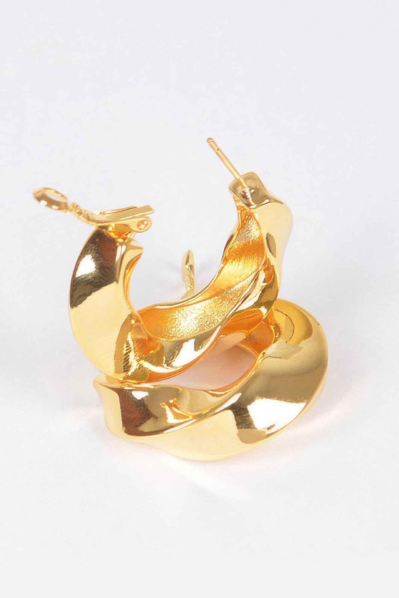 Metal Gold Plated Earring