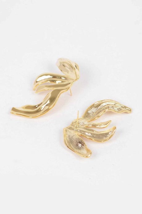 Metal Gold Plated Earring