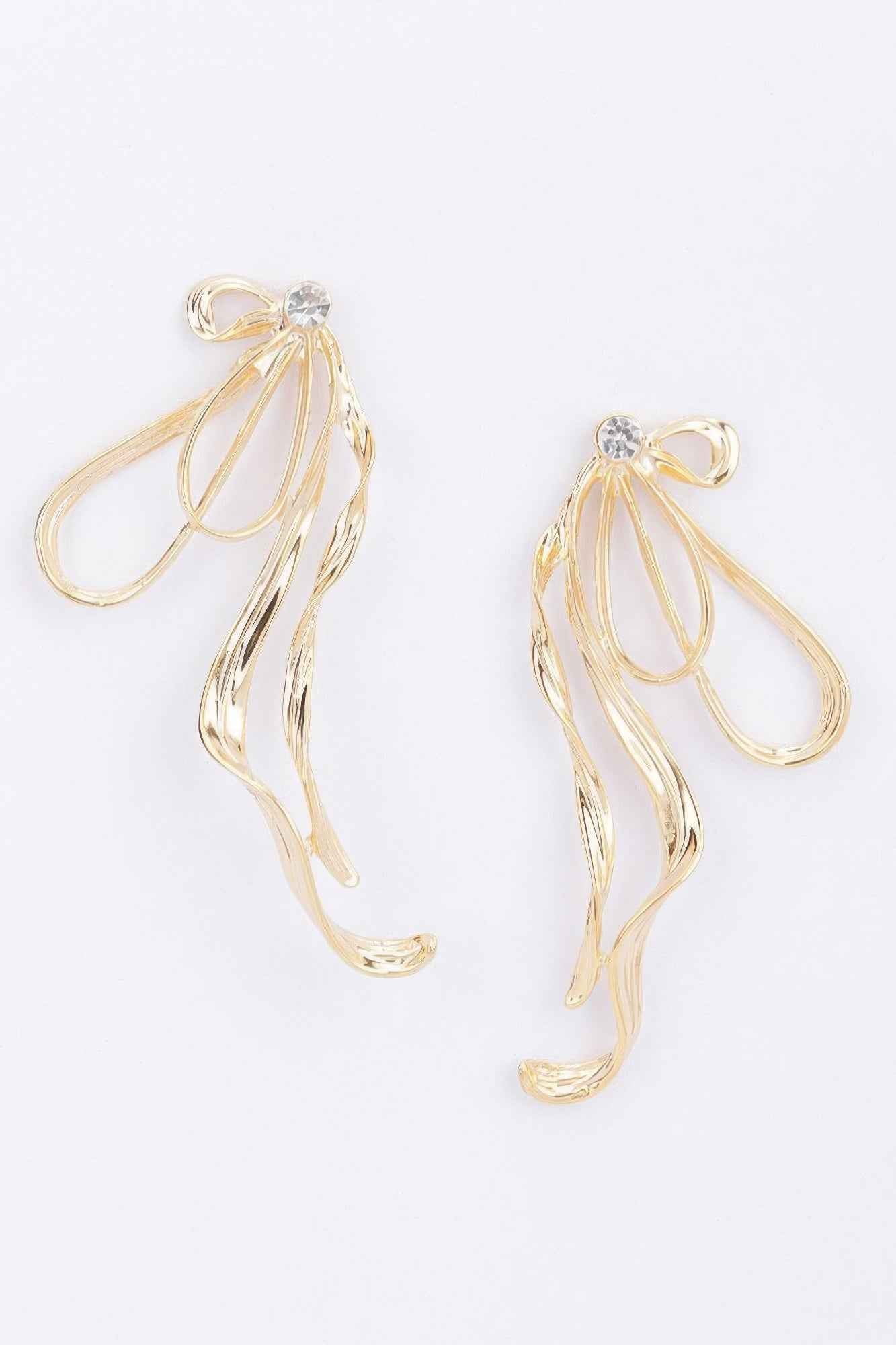 Gold Plated Metal Earring