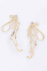 Gold Plated Metal Earring