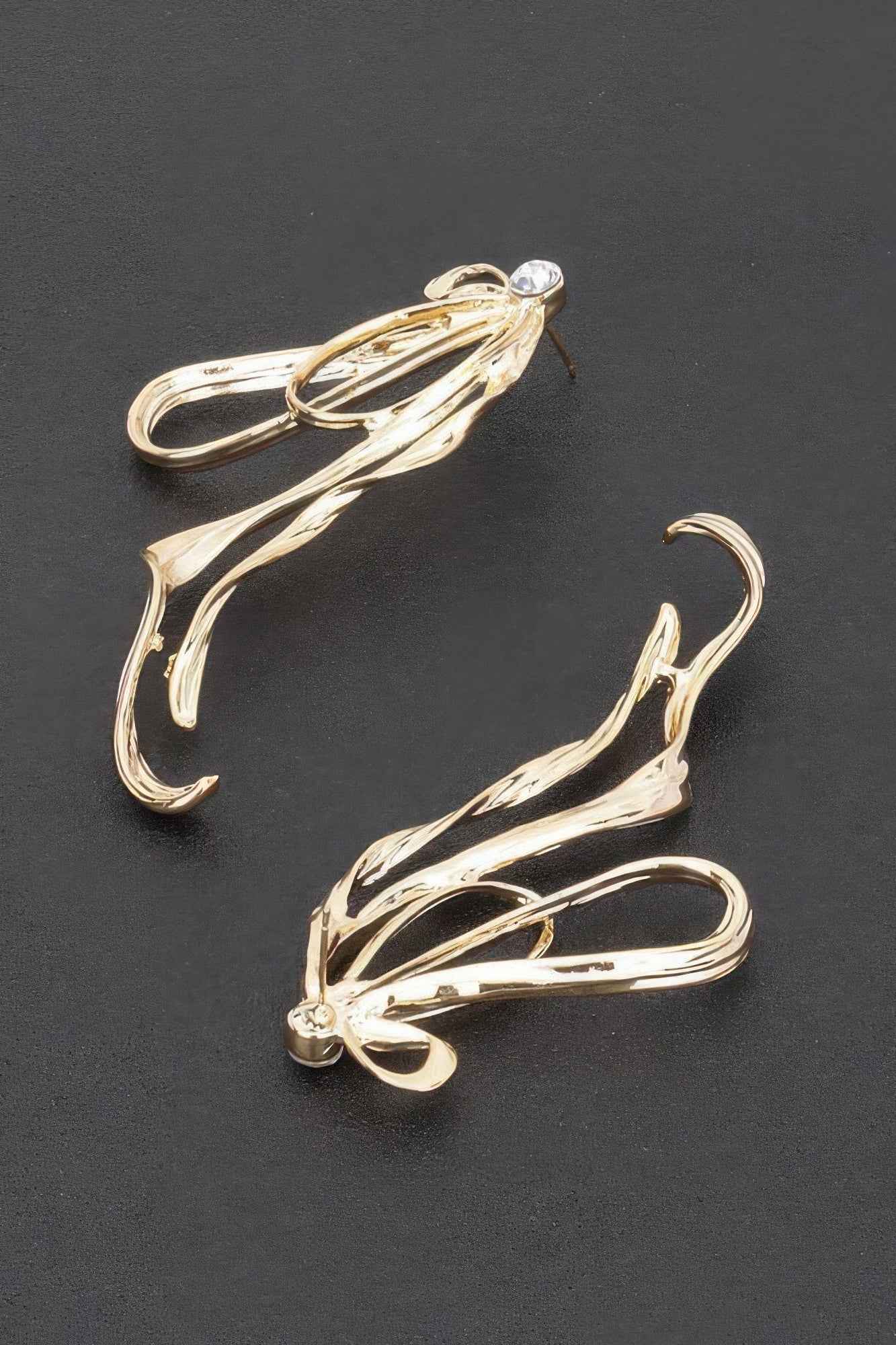 Gold Plated Metal Earring