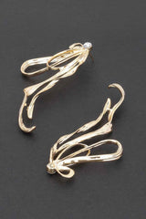 Gold Plated Metal Earring