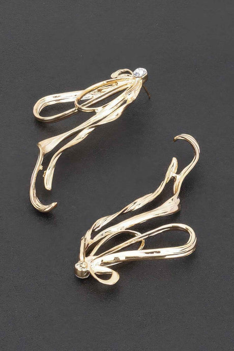Gold Plated Metal Earring