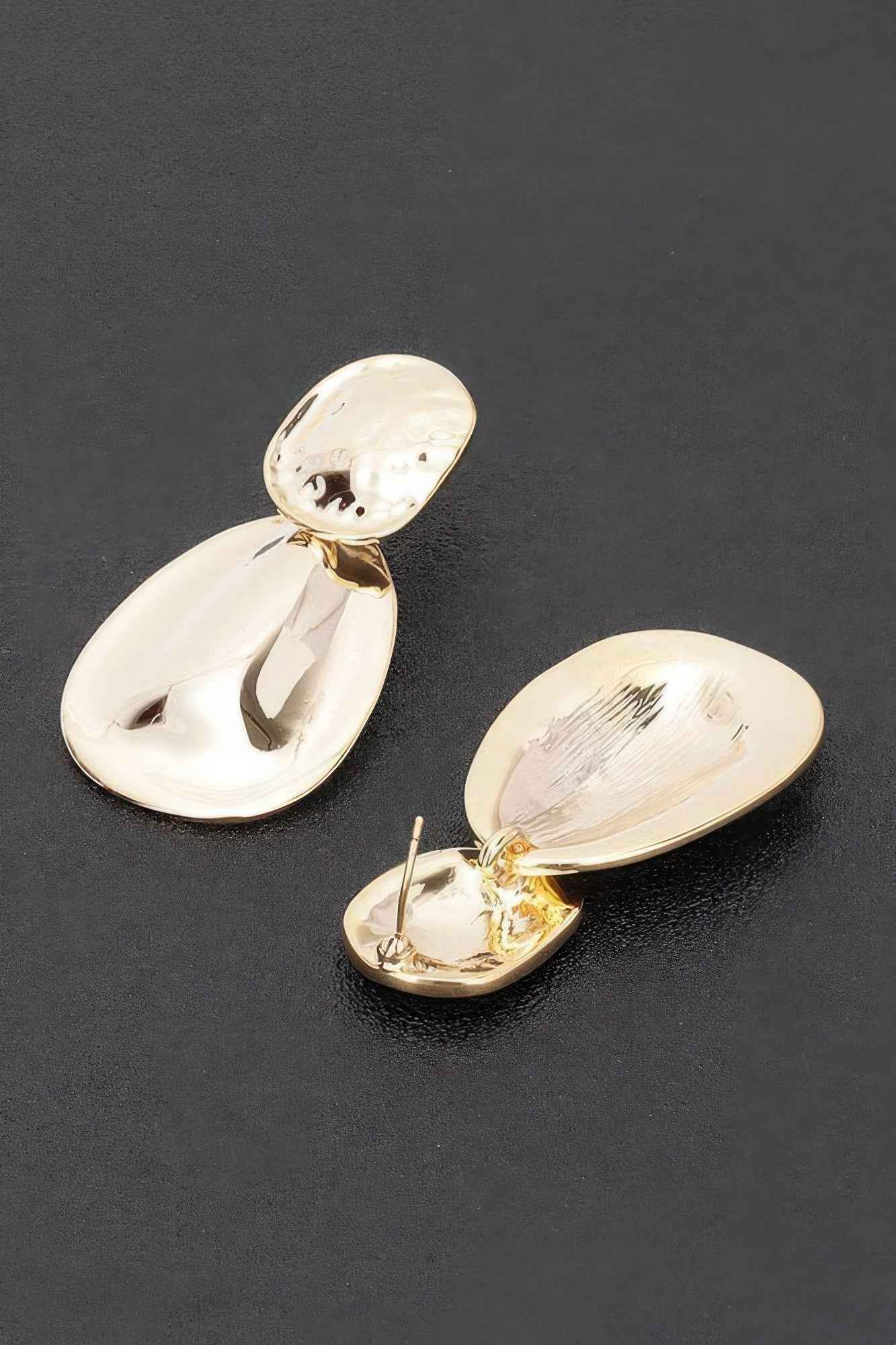Gold Plated Metal Earring