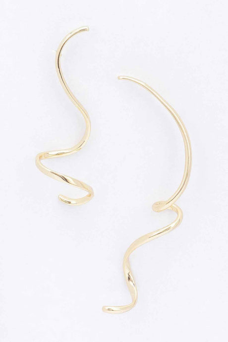 Gold Plated Metal Earring