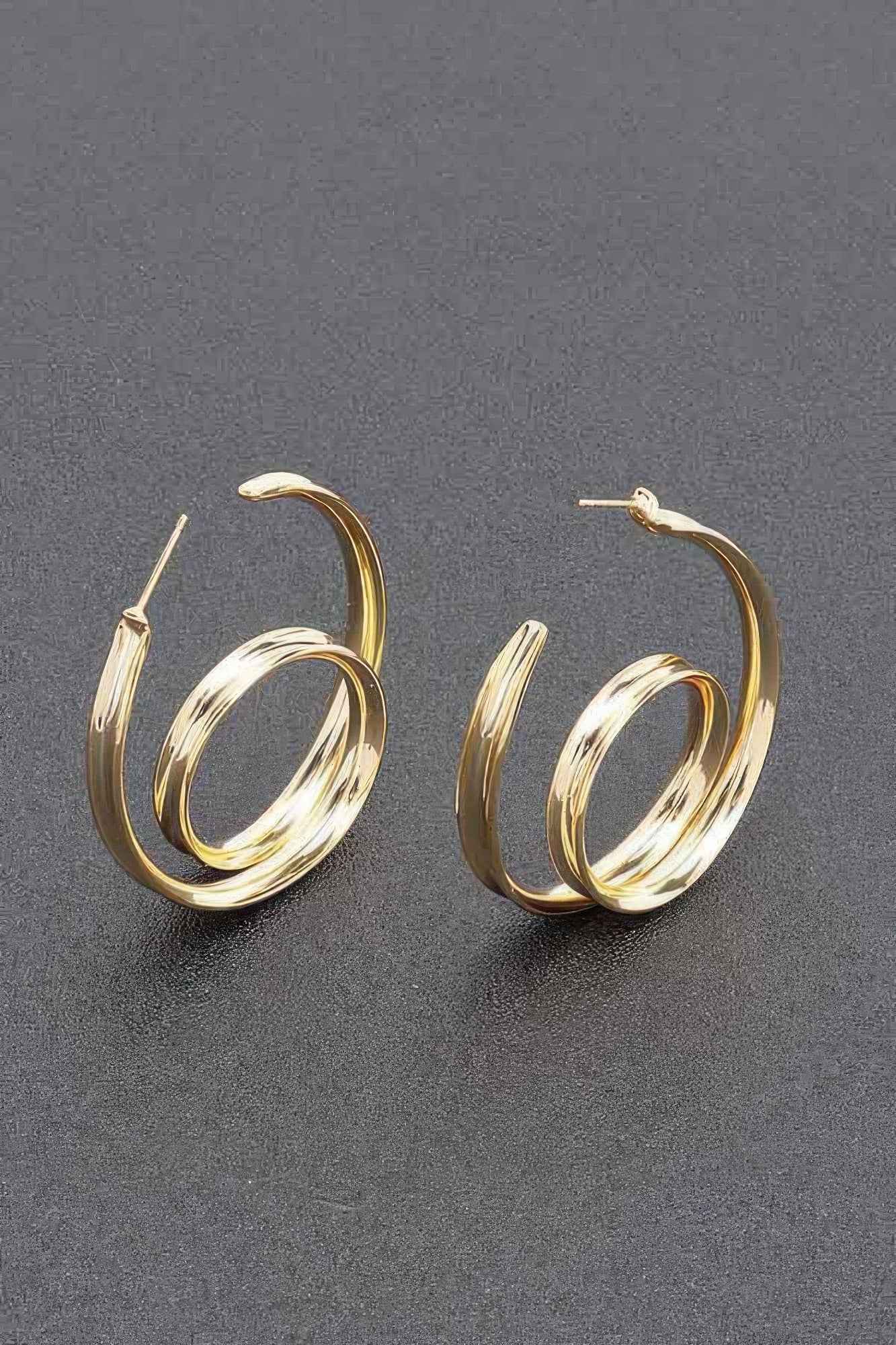Gold Plated Metal Earring