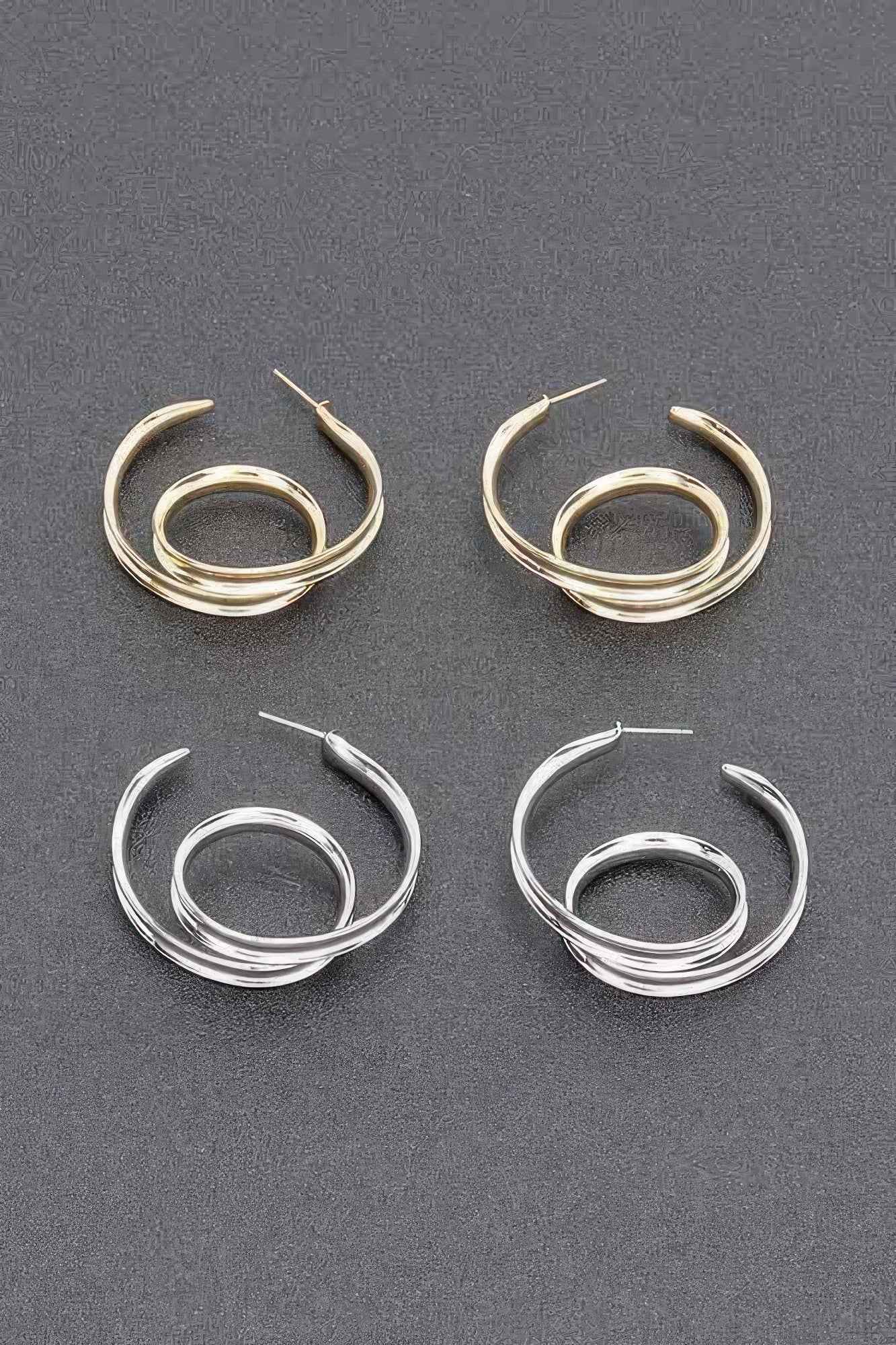 Gold Plated Metal Earring