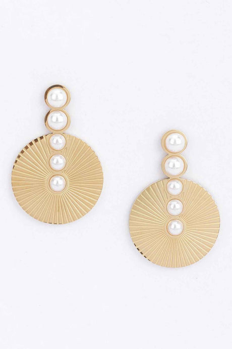Faux Pearl Vintage Earring