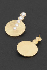 Faux Pearl Vintage Earring