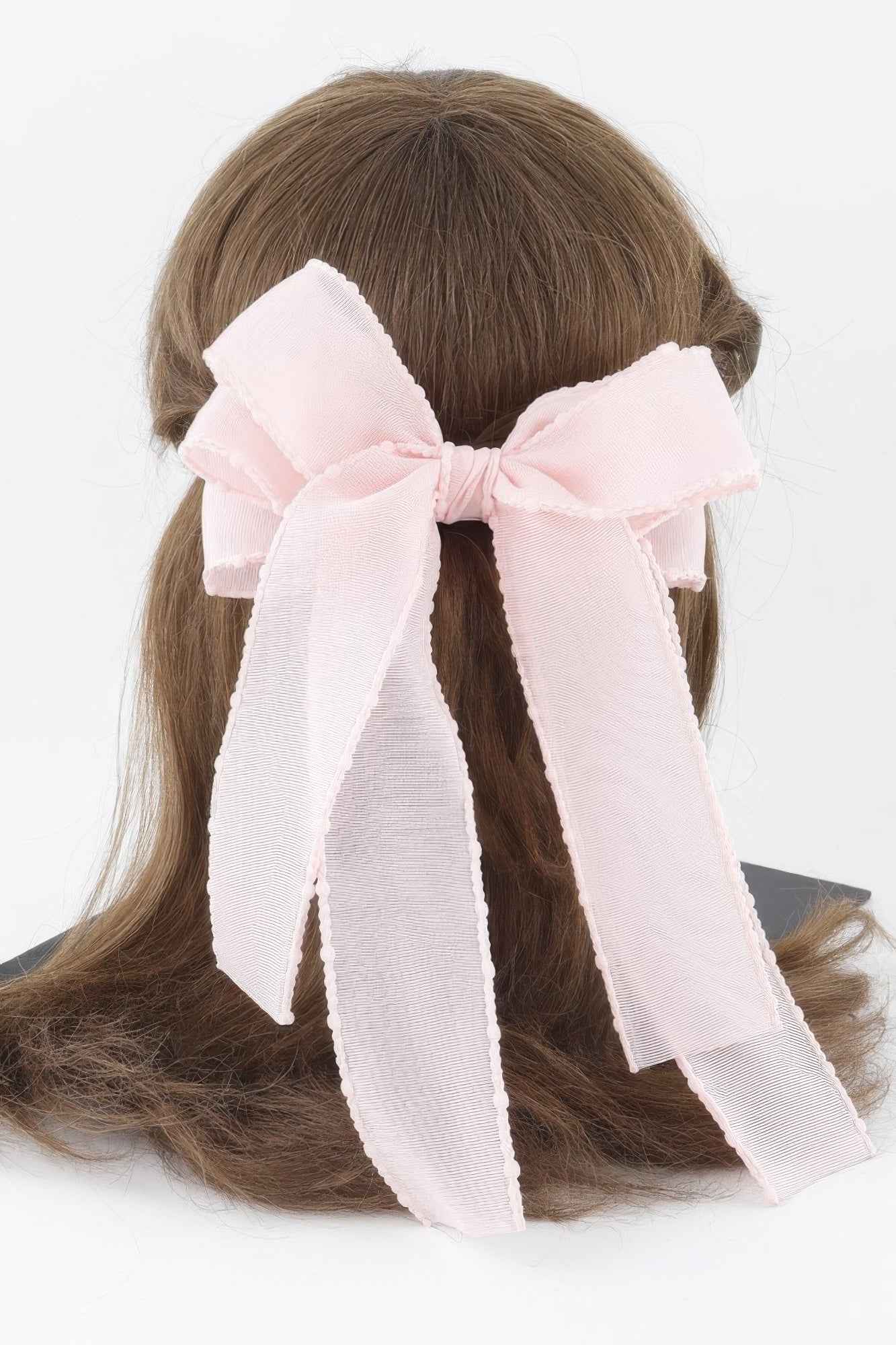 Double Fabric Ribbon Hair Pin