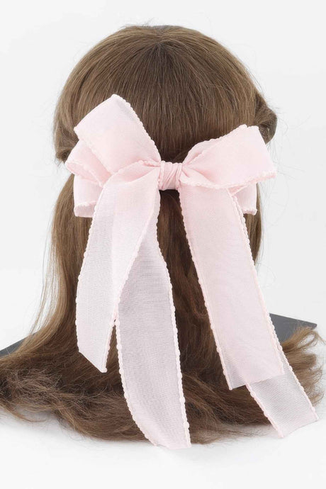 Double Fabric Ribbon Hair Pin