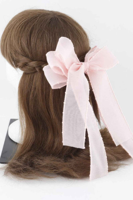 Double Fabric Ribbon Hair Pin