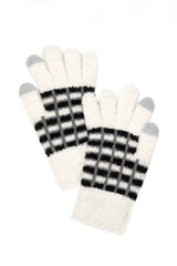 Cozy Color Blocked Smart Winter Gloves