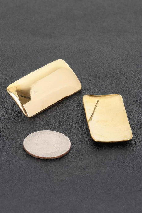 Gold Plated Metal Earring