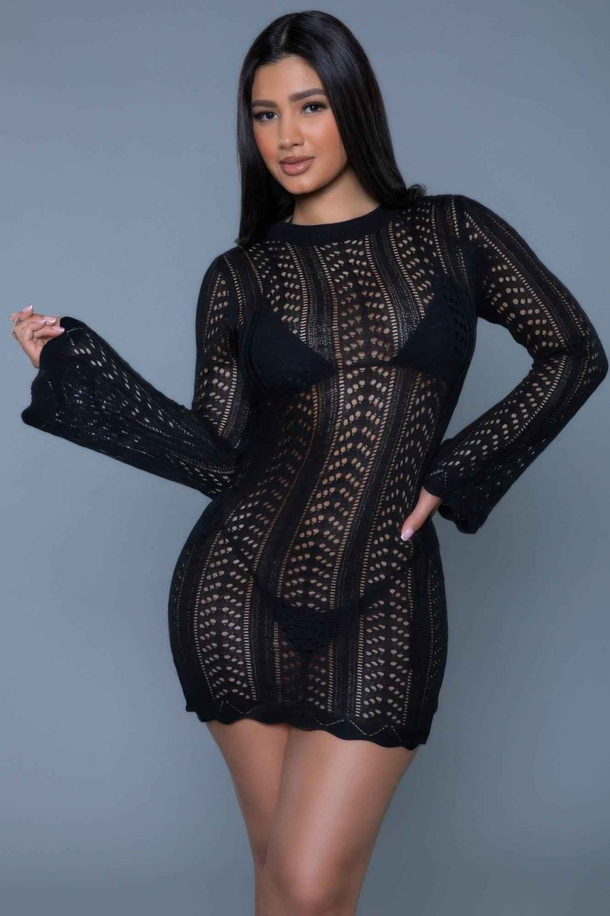 Kinsley Crochet Mini Dress