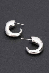Metal Vintage Hoop Earring