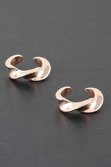 Twist Of Elegance Plated Earrings