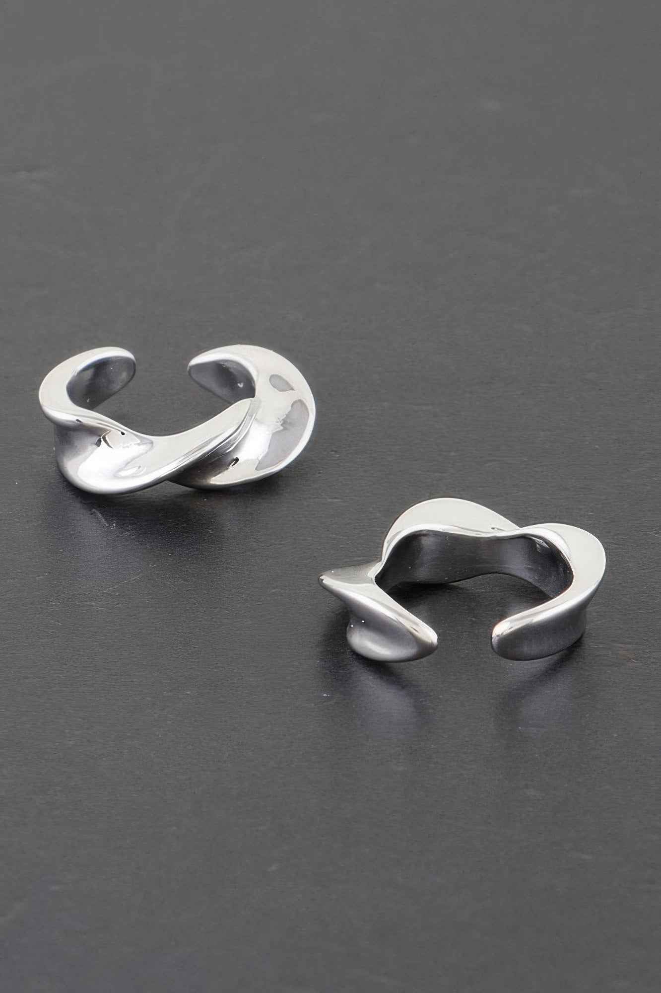 Twist Of Elegance Plated Earrings