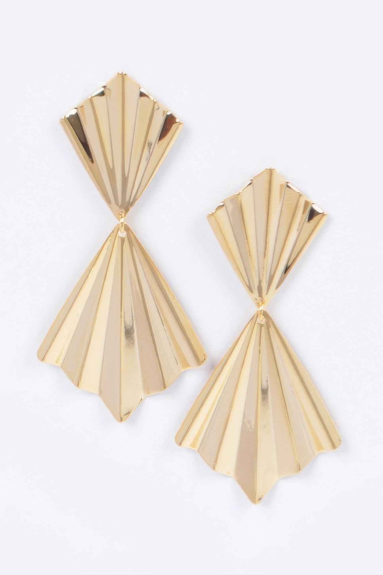 Metal Gold Plated Earring