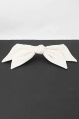 Lined Ribbon Hair Clip