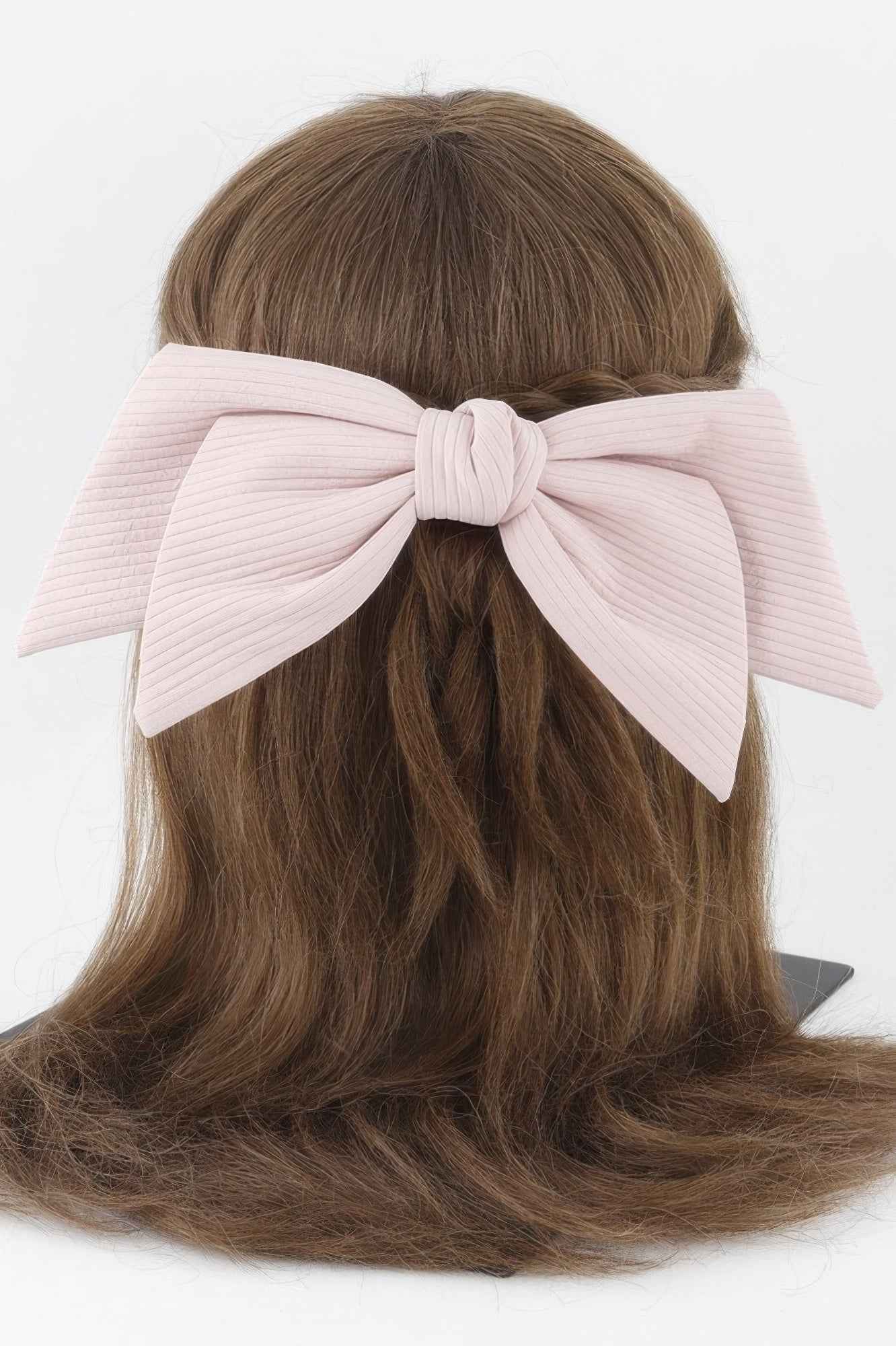 Lined Ribbon Hair Clip