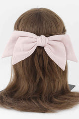 Lined Ribbon Hair Clip