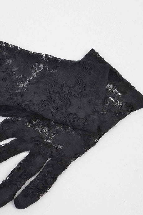 Flower Fishnet Glove